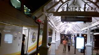 short-Docu Footage -- Sunrail Train Station Winter Park FL (stations in Florida)