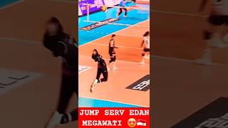 inilah jump serv edan megawati proliga😍🇲🇨