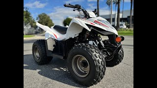 New 2023 Kymco Mongoose 90S in White ATV For Sale In Corona, CA