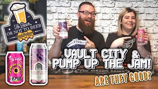 Craft Beer Reviews | Vault City Double Currant Sour & Tiny Rebel Jam Doughnut Beer. (EP1) 🍺