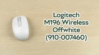 Розпаковка Logitech M196 Wireless Offwhite (910-007460)