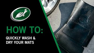 How to Quickly Wash & Dry Your Mats