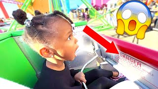 5 Year Old Faces Her Biggest FEAR at an AMUSEMENT PARK | THE BEAST FAMILY VLOGMAS 2021