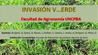 Proyecto de extensión "Invasión V...erde"