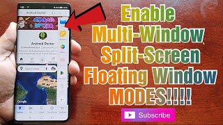 Honor Magic 5 Lite Enable Multi-Window Dock & Edge Panels to use Splitscreen & Floating Window Modes