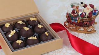 How to make Chocolate Truffles with Edible Gold Leaf