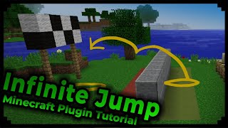 How to double jump in minecraft with a plugin | InfiniteJump spigot plugin tutorial