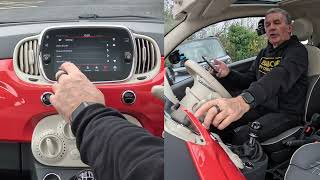 How to delete, pair and play music from a mobile in a 2017 Fiat 500