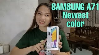 Unboxing|Quick review SAMSUNG GALAXY A71 haze crush silver (sample picture) PHILIPPINES