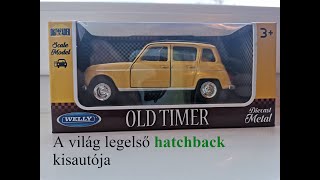 Unboxing: Welly (Oldtimer, 1:32-39) - Renault 4 (HUN)