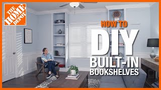 DIY Built-In Bookshelves | The Home Depot