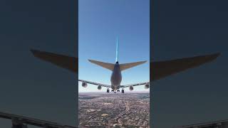 Stunning 747 Landing: Delhi Airport | Lotus Temple Panorama (MSFS)