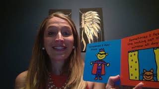 Rachel Harrell reading The Feelings Book by Todd Parr