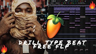 [FREE] How to make UK Drill Beat in FL Studio 20 tutorial Free FLP