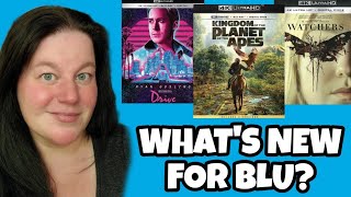 WHAT'S NEW FOR BLU? - Kingdom Of The Planet Of The Apes, Drive 4K Steelbook & The Watchers!