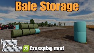 Bale Storage/ FS25 Crossplay mod