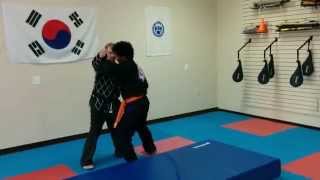 Hip Throw Practice in Hapkido