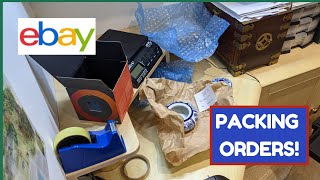 Packing Ebay orders!