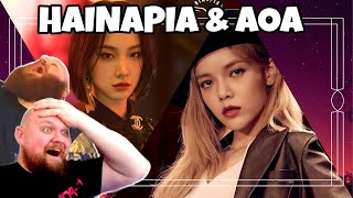 KPOP REACTIONS: AOA - COME SEE ME & HAINAPIA - DRIP (PATRON REQUESTED)