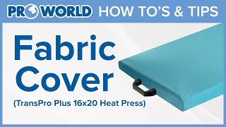 The TransPro Plus 16x20 Heat Press Fabric Cover