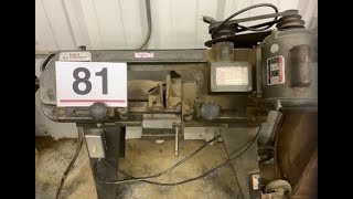 Buffalo metal cutting band saw