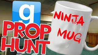 The Ninja Mug Is Uncatchable - Gmod Prop Hunt hidding spots OP