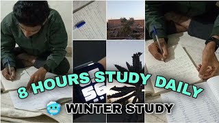 winter 🥶 6PM to study 📚| Class 10 Study Vlog | 6PM Study routine #studyvlog #motivation