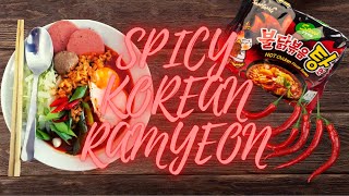 RAMEN SAMYANG PEDAS | Spicy Korean Ramyeon with Toppings