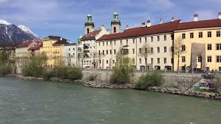 The Inn River In Beautiful Innsbruck City, Austria #innsbruck #austria