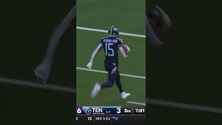 Will Levis to Westbrook for a 98 yard Touchdown Titans vs Vikings nfl #nfl #shorts #titans #vikings