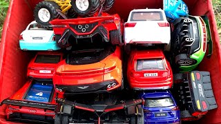 Box Full of Model Cars /Audi Car, Rolls-Royce Wraith,  Lexus NX 200t, Apollo Project EV, Bugatti Car