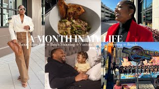 A MONTH IN MY LIFE | Texas State Fair + Batch Shooting + Visiting Mommy + Shopping