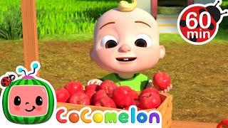 Shiny Red Apples | Colorful CoComelon Nursery Rhymes | Sing Along Songs for Kids