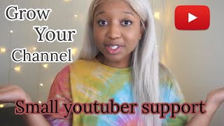 SMALL YOUTUBERS SUPPORT - CALLING ALL SMALL YOUTUBERS TO SUPPORT EACH OTHER 2020