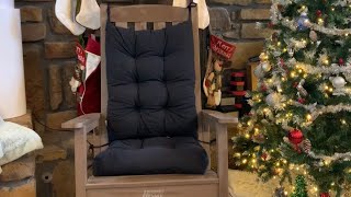 Sutailocus rocking chair cushion review and demo