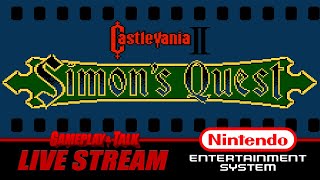 Castlevania II: Simon's Quest (NES) - Full Playthrough | Gameplay and Talk Live Stream #417