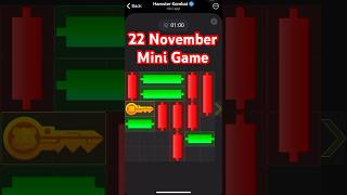 22 November Mini Game 100% Easily Solved Today ! Hamster Kombat Mini Game #hamsterkombatpuzzle