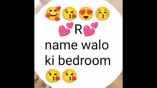 Choose your name first letter and🥰🥰 select your bedroom😘😘😘 ll love quiz😍 game