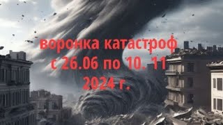 ВОРОНКА КАТАСТРОФ РАБОТАЕТ с 26.06 по 10.11 2024 г. ПРЕДОСТЕРЕЖЕНИЯ ‼️ ПРЕДУПРЕЖДЕНИЯ ‼️