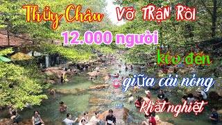 Vỡ trận KDL Thủy Châu, trên 12 ngàn người ùn ùn kéo đến để giải nhiệt giữa cái nắng nóng bốc lửa