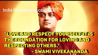 India life lesson quotes #003 #swamivivekananda #quotes #motivation #video