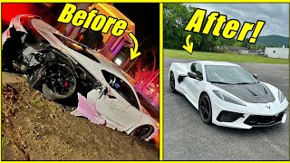 Wrecked To Rebuilt Corvette C8!