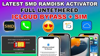 🔥NEW iCloud Bypass iOS 15.7.1 With Sim/Signal iPhone|Smd Ramdisk Activator Checkra1n Jailbreak iOS15