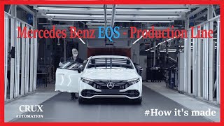 NEW Mercedes EQS 2022 - PRODUCTION plant in Germany (this is how it's made)| #CRUXAUTOMATION