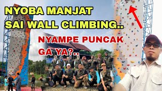 NYOBAIN WALL CLIMBING | LATIHAN PANJAT TEBING, HAMPIR AJA ...