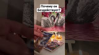 🔮Почему он бездействует? #онлайнгадание #shorts #tarot #отношения #тароотношения #расклад