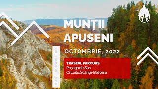 Munții Apuseni: Toamna pe Circuitul Scărița-Belioara - Filmări aeriene 4K #DeasupraMuntilorRomaniei