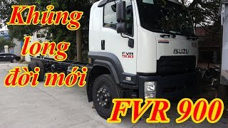 Isuzu thùng siêu dài 9m5 FVR900 thùng bạt thùng kín