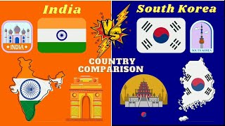 India vs South Korea Country Comparison 2023. The most 🔥fascinating Comparison