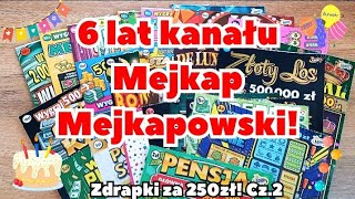 Zdrapki Lotto 🎲 Część druga wielkiego mixu! 😱 Jest progres! Pechowce wygrane 💪